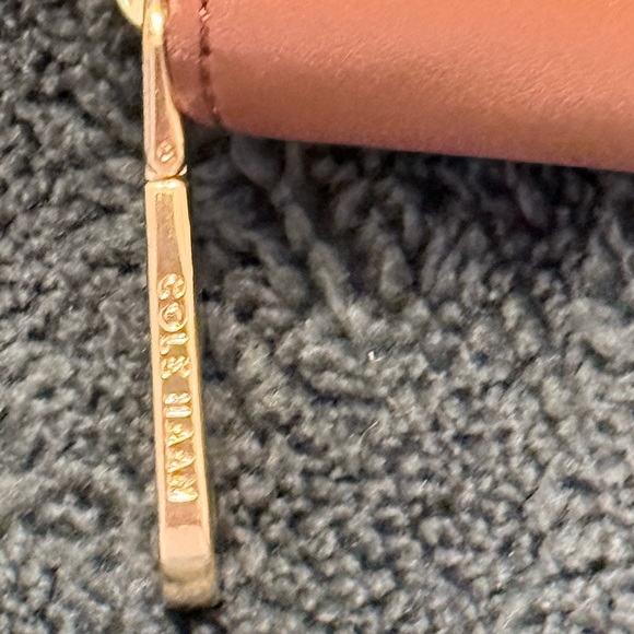 Cole Haan Women's Tan Leather Zip Around Wallet - Picture 3 of 6